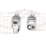 Светодиодный вращающийся прожектор ACME GEIST BSWF