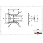 Рупор для ВЧ драйвера B&C ME20