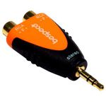 Переходник BESPECO SLAD380 3.5mm stereo jack M / 2 x RCA F