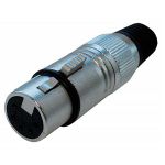 Разъем XLR-F cannon 5-pin Bespeco XLR5FX