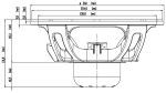 Низкочастотный динамик 10'' EighteenSound 10NW650/8 на www.show-light.ru