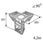 Стыковочный угол 90˚ для 3-х ферм IMLIGHT T40/31-33