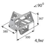 Стыковочный угол 90˚ для 4-х ферм IMLIGHT T40/31-43