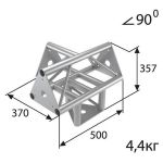 Стыковочный угол 90˚ для 4-х ферм IMLIGHT T40N/31-43