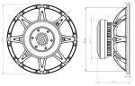 OBERTON 15XB700 Низкочастотный динамик