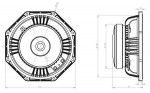 OBERTON 8M150 Среднечастотный динамик 8 Ом