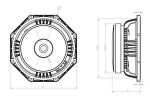OBERTON 8M250 Среднечастотный динамик 8 Ом