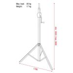 Стойка с механическим подъёмником SHOWTEC Basic 3800 Wind up stand
