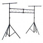 showtec-two-stand-with-truss-and-two-t-bars