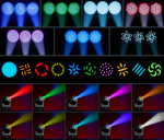 Вращающаяся голова SHOWLIGHT MH-LED 250 BSW